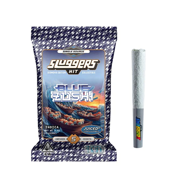 Sluggers - INFUSED PREROLL - 0.7G 5PK - DIAMOND EDITION - BLUE ZUSHI Main Image