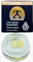 22k - PAPAYA RUNTZ 1 GRAM - LIVE RESIN DIAMONDS Main Image
