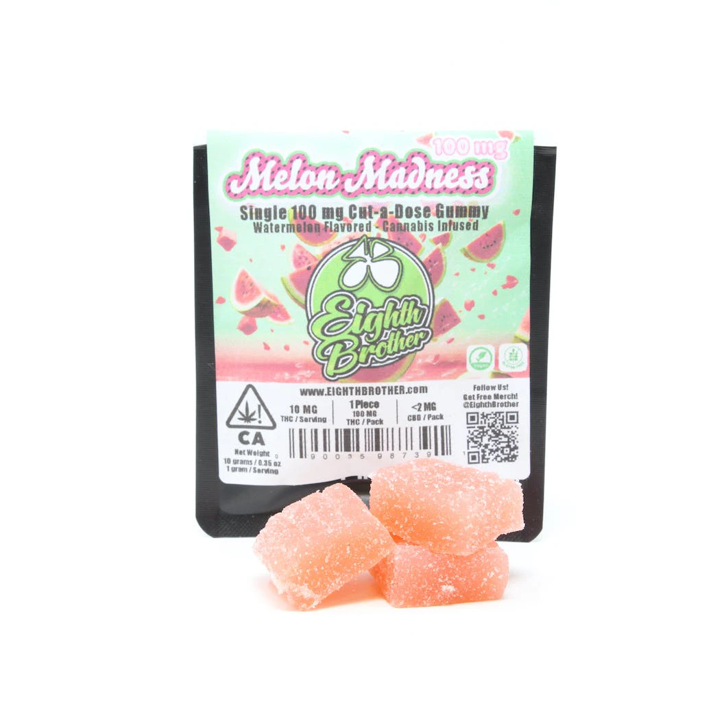 Eighth brother - WATERMELON SINGLE 100MG CUT-A-DOSE GUMMY Main Image