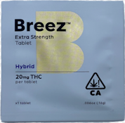 EXTRA STRENGTH TABLET (HYBRID, 20 MG THC)
