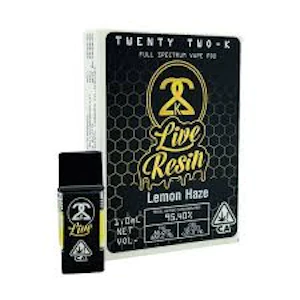 22k - 22K - PEACH RINGS - LIVE RESIN 1.0ML POD