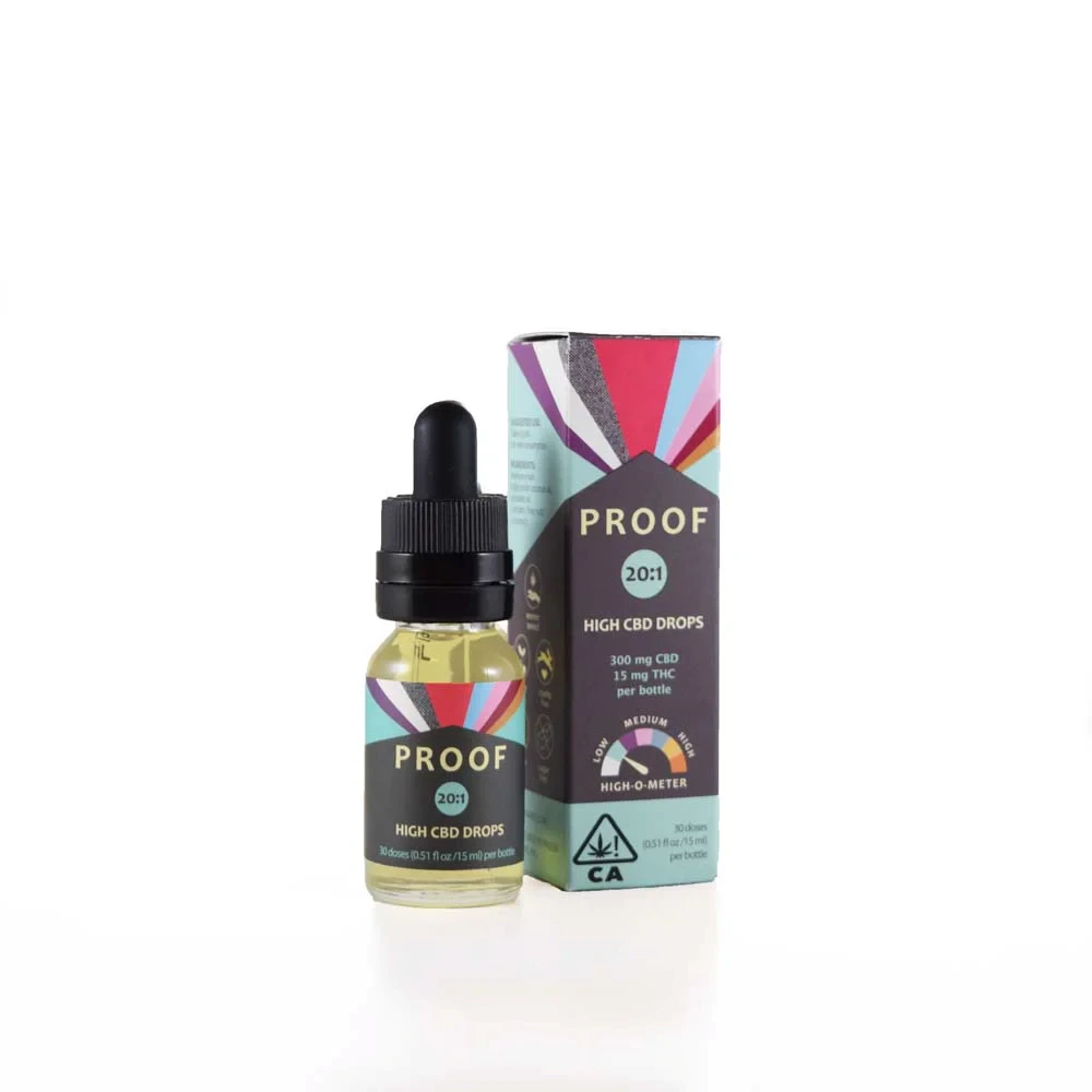 Proof - 20:1 HIGH CBD DROPS 15ML Main Image
