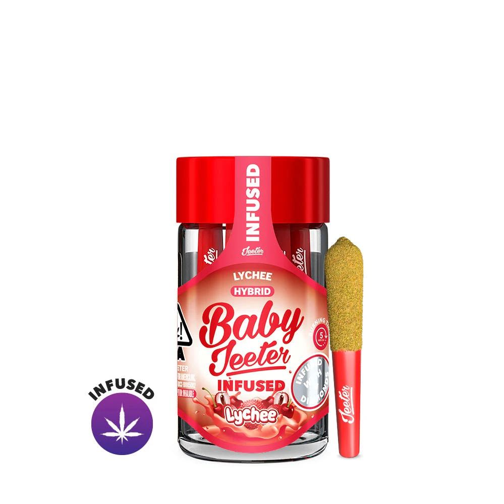 Jeeter - BABY JEETER 0.5G X 5 (2.5G) PREROLL LYCHEE Main Image