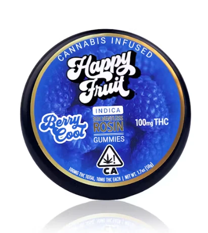 Happy fruit - BERRY COOL ROSIN GUMMIES - 100MG THC Main Image
