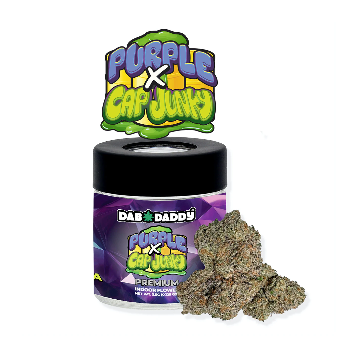 Dab daddy - PURPLE X CAP JUNKY - 3.5G Main Image