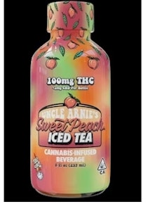 Uncle arnies - 8OZ SWEET PEACH ICED TEA 100MG THC