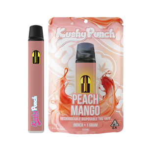 Kushy punch - AIO VAPE 1G INDICA PEACH MANGO