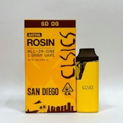 LIVE ROSIN ALL-IN-ONE CARTRIDGE 1G SATIVA SD OG
