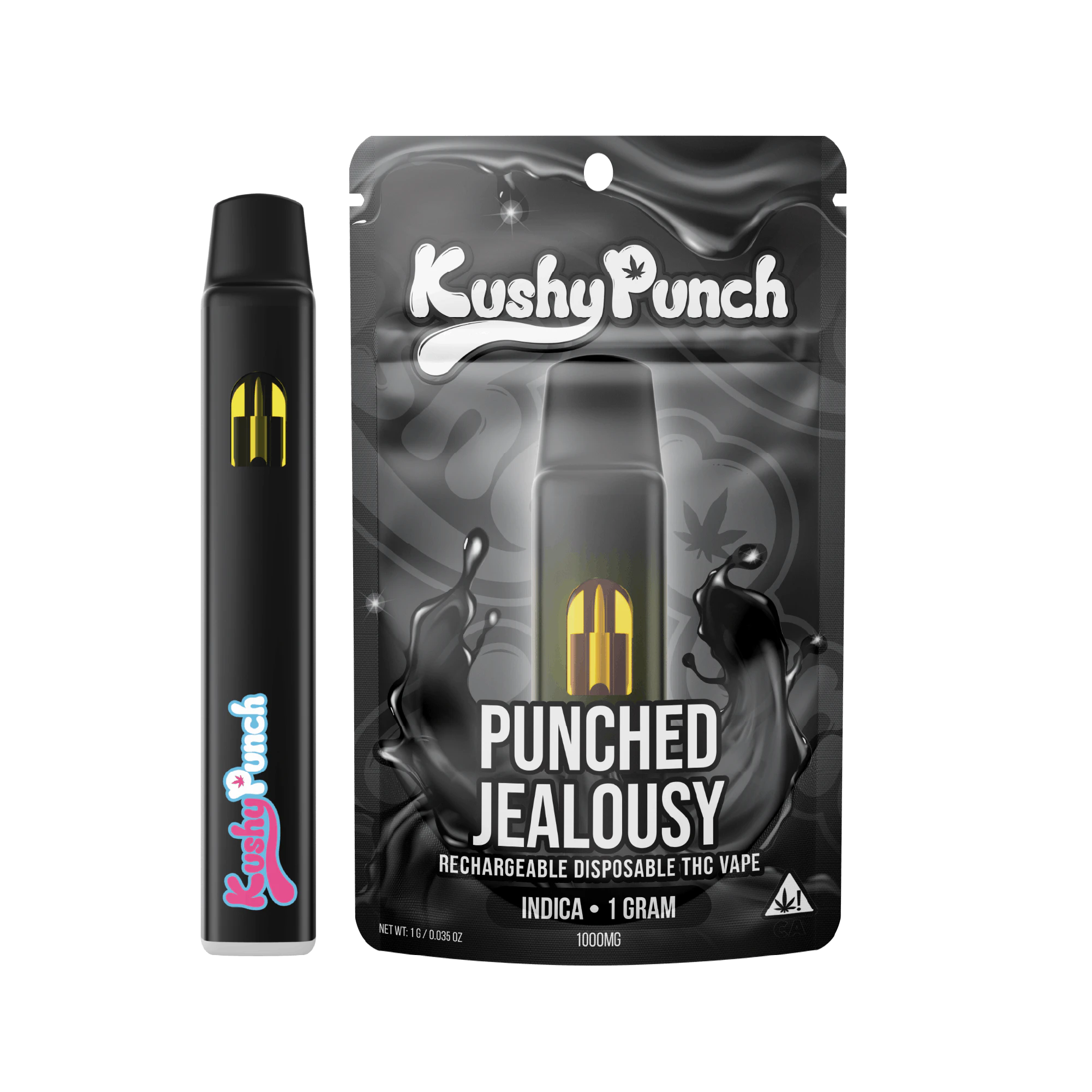 Kushy punch - KUSHY PUNCH VAPE 1G INDICA PUNCHED JEALOUSY Main Image