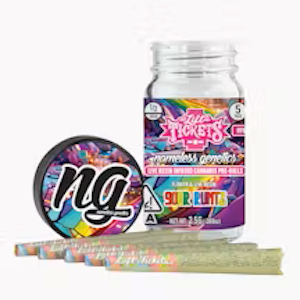 Lift tickets - 0.5G INFUSED PRE ROLL MULTIPACK (5): NAMELESS: SOUR RUNTZ[H]