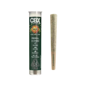 Cbx - CBX - SUBLIME LIME - .75G PRE-ROLL