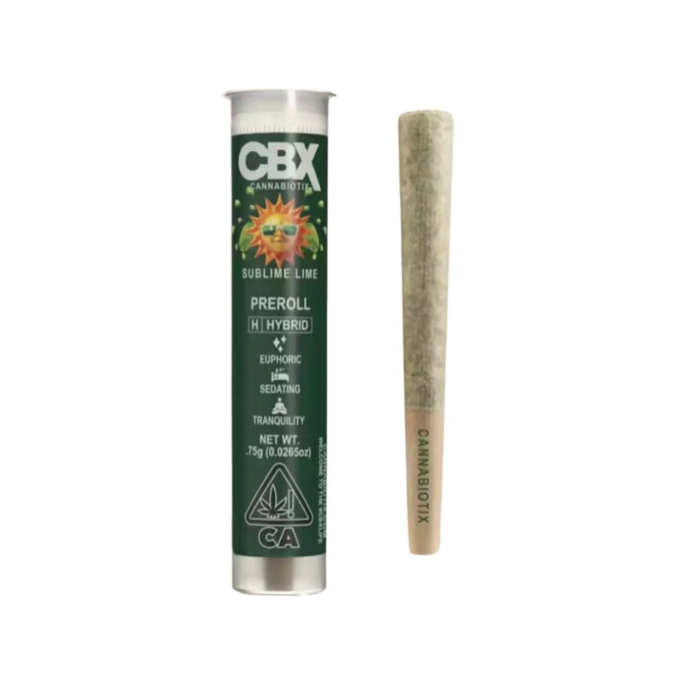 Cbx - CBX - SUBLIME LIME - .75G PRE-ROLL Main Image
