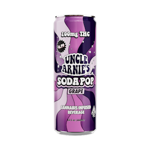 Uncle arnie's - 12OZ GRAPE SODA 100MG