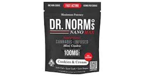 Dr norms - DR. NORM'S - 100MG MAX COOKIES N CREAM NANO
