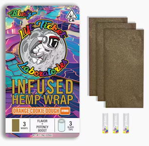 Lift tickets - ORANGE COOKIE DOUGH [H] 3PK PAPERS W/ GLASS TIPS