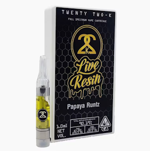 22k - ORANGE YUZU - LIVE RESIN 1.0ML CART