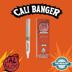 Cali banger - FIRECRACKER INFUSED PRE ROLL APPLE JACKZ 1.5 G