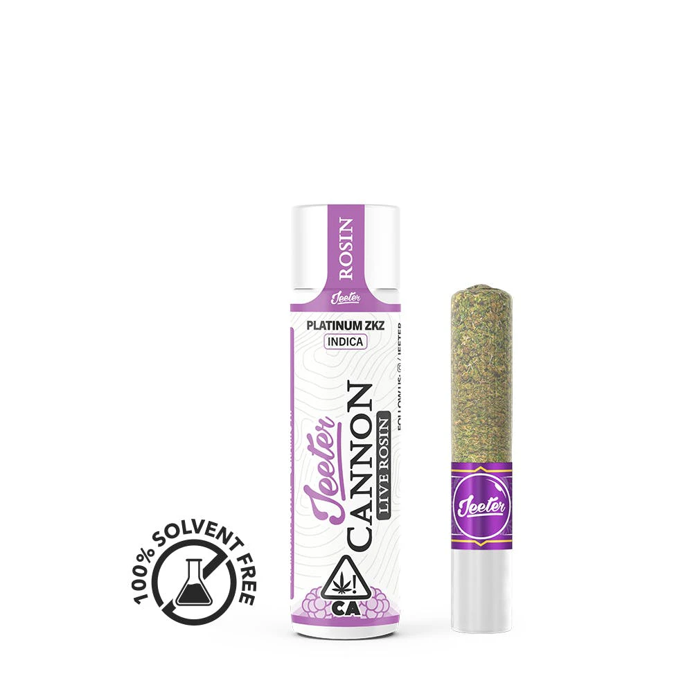 Jeeter - INFUSED JEETER LIVE ROSIN CANNON 1.3G PREROLL PLATINUM ZKZ Main Image