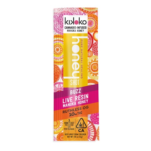 Kikoko - BUZZ HONEYSHOT - INFUSED MANUKA HONEY