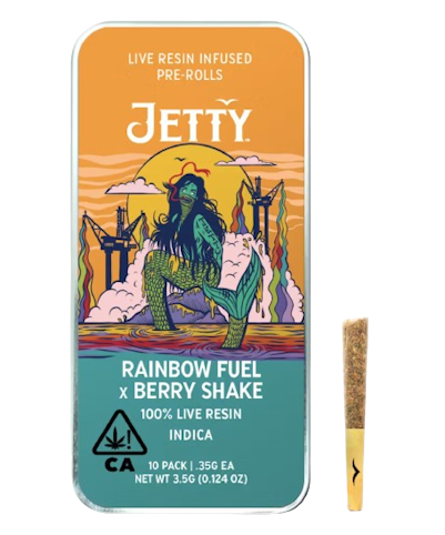 Jetty - RAINBOW FUEL X BERRY SHAKE - LIVE RESIN 10 PACK
