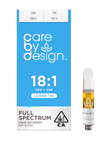 Care by design - 18:1 VAPE CARTRIDGE 1G