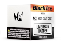 BLACK ICE - LIVE RESIN BADDER