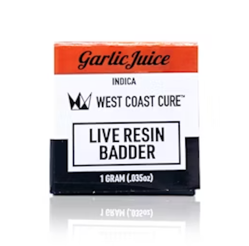 West coast cure - GARLIC JUICE  - LIVE RESIN BADDER