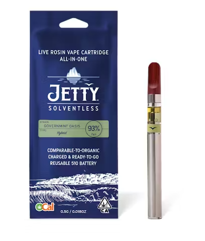 Jetty - GOVERNMINT OASIS OCAL SOLVENTLESS - ALL IN ONE .5G