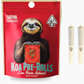 SATIVA INFUSED DOUBLES PREROLLS 0.35G 2 PACK