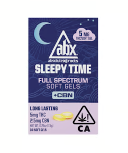 Absolute xtracts - 25MG SLEEPY TIME - SOFT GEL CAPSULES - 10 CT