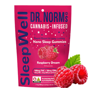Dr. norm's - SLEEP WELL NANO RASPBERRY DREAM GUMMIES