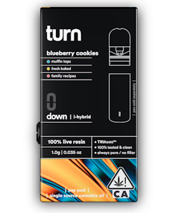 Turn - BLUEBERRY COOKIES 1G LIVE RESIN POD