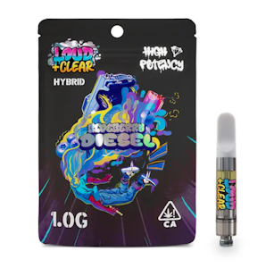 Loud and clear - BLUEBERRY DIESEL 1G VAPE CARTRIDGE