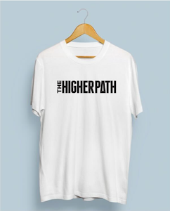 The higher path - THP WHITE LOGO T-SHIRT - M