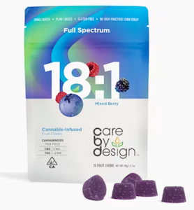 Care by design - 18:1 MIXED BERRY 20-PACK GUMMIES