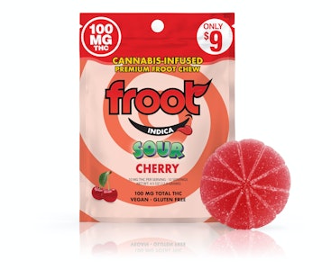 Froot - SOUR CHERRY 100MG SINGLE GUMMY