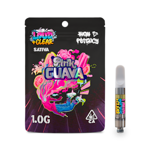 Loud and clear - PINK GUAVA 1G VAPE CARTRIDGE