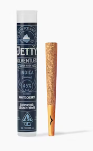 Jetty - WHITE CHERRY SOLVENTLESS INFUSED 1G PREROLL