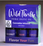 WILD THRILLS EDIBLE EROTIC OIL 3-PACK