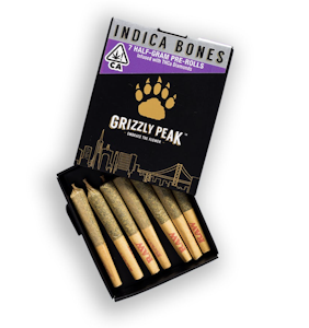 Grizzly peak - INDICA BONES .5G PREROLLS 7-PACK