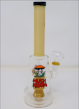 MEDIUM STEMLESS GOG STRAIGHT SHOOTER R&M BONG