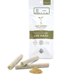 Raw garden - CAKE BREATH 3-PACK LIVE HASH INFUSED JOINTS