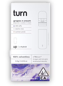 Turn - GRAPES & CREAM 0.5G LIVE ROSIN POD