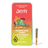 STRAWPICANNA CHERRY X BLUE BANANA LIVE RESIN INFUSED PREROLLS 10-PACK