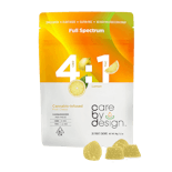 4:1 CARE BY DESIGN  LEMON CBD GUMMIES (VEGAN & GF)