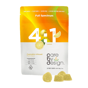 Care by design - 4:1 CARE BY DESIGN  LEMON CBD GUMMIES (VEGAN & GF)