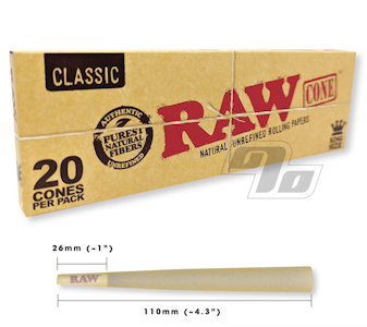 Raw - CLASSIC CONE 20-PACK