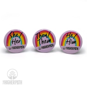 The higher path - THP PRIDE BUTTON
