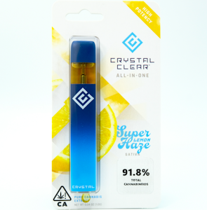 Crystal clear - SUPER LEMON HAZE 1G ALL IN ONE VAPE