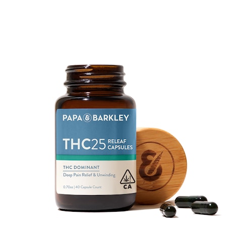Papa & barkley - THC25 CAPSULES 1000MG (40CT)